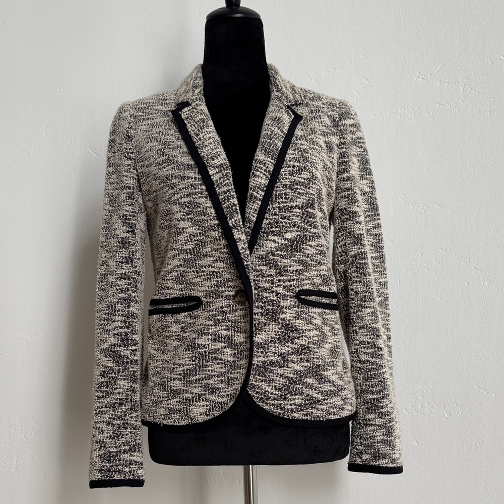 Cartonnier Monochrome Tweed Blazer